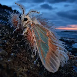 Moth + Sea anemone